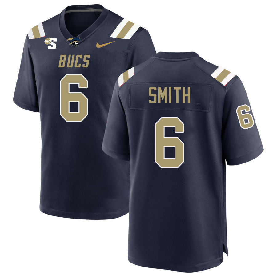 Men #6 Kamron Smith Charleston Southern Buccaneers 2023 College Football Jerseys Stitched-Blue